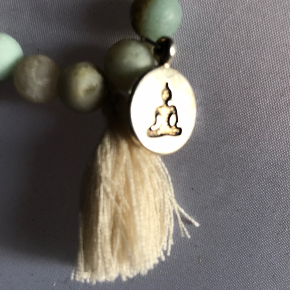 New! Yoga Prayer Stone Bracelet - Picture 5 of 6